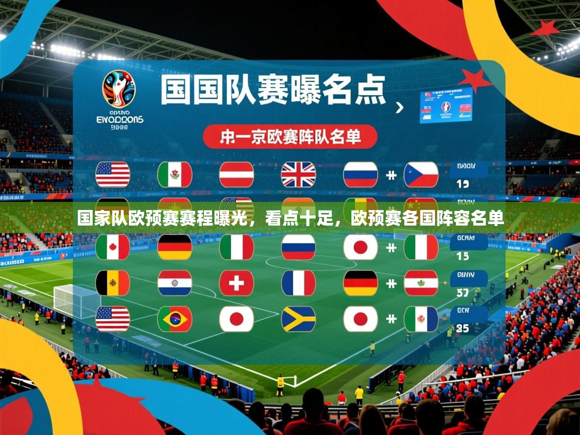 国家队欧预赛赛程曝光,看点十足,欧预赛各国阵容名单 国家队欧预赛赛程曝光,看点十足,欧预赛各国阵容名单