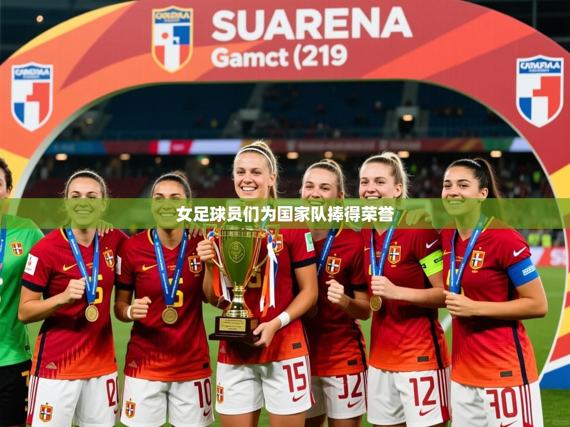 女足球员们为国家队捧得荣誉