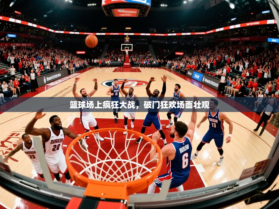 篮球场上疯狂大战，破门狂欢场面壮观
