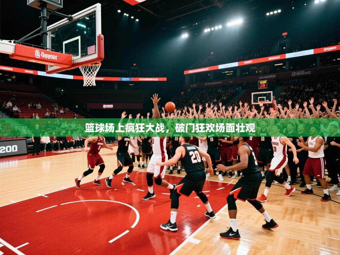 篮球场上疯狂大战，破门狂欢场面壮观
